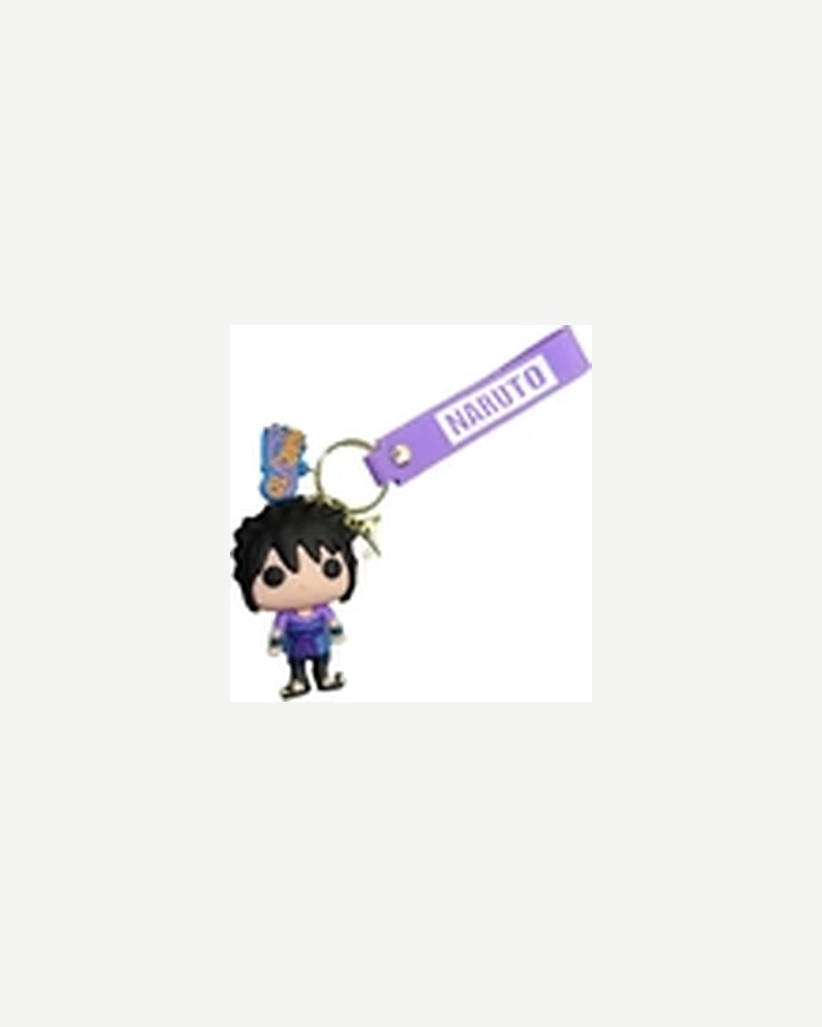 Sasuke Big-Head Rubber Keychain